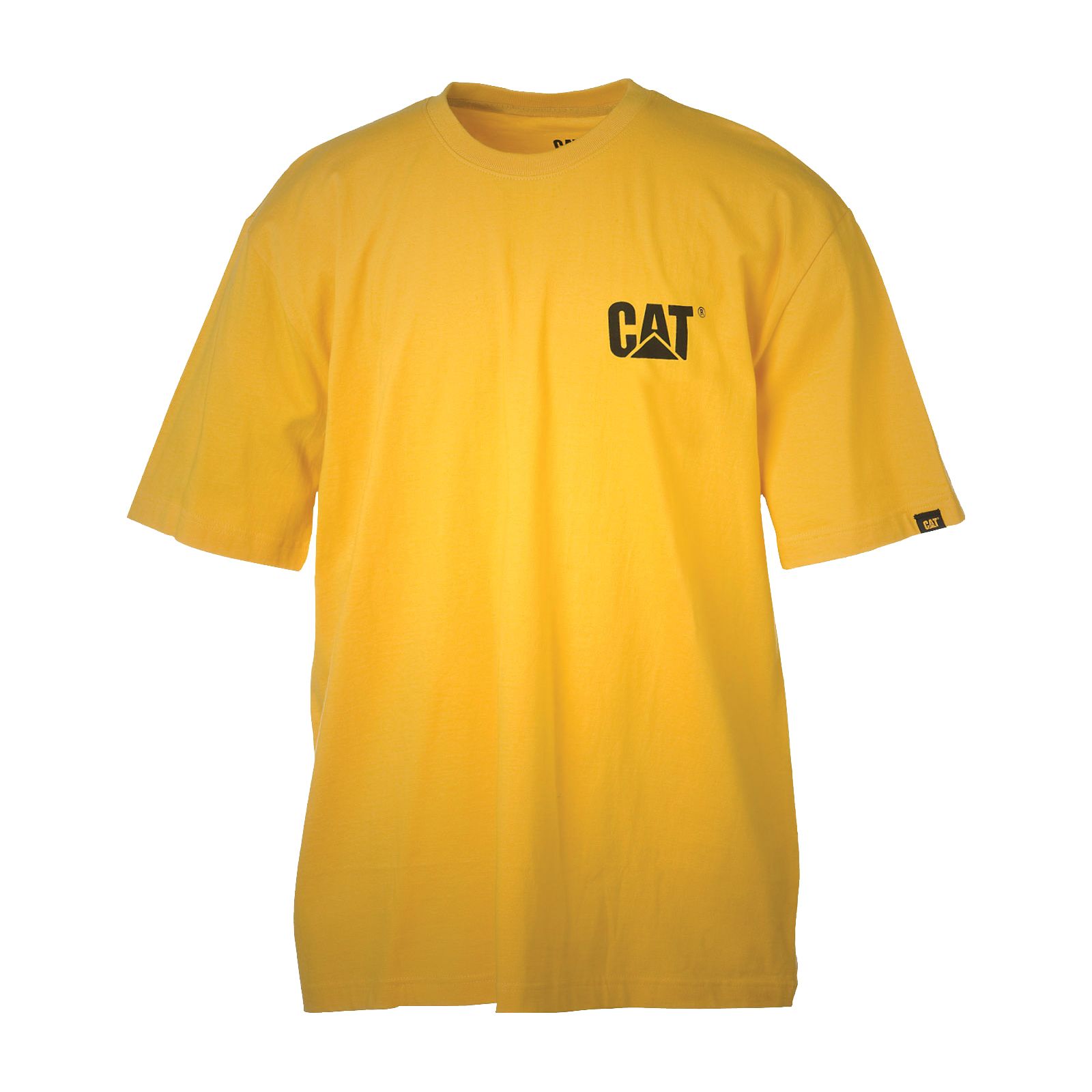 Caterpillar Trademark Philippines - Mens T-Shirts - Yellow 01628RDWT